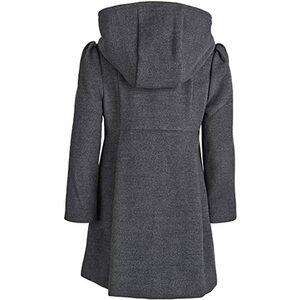 Rothschild Girls Gray Hooded Coat #wool